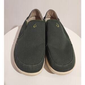 OluKai Nohea Mesh Slip-On Sneaker Loafer Shoes Mens Size 10.5 Gray Comfort Boat